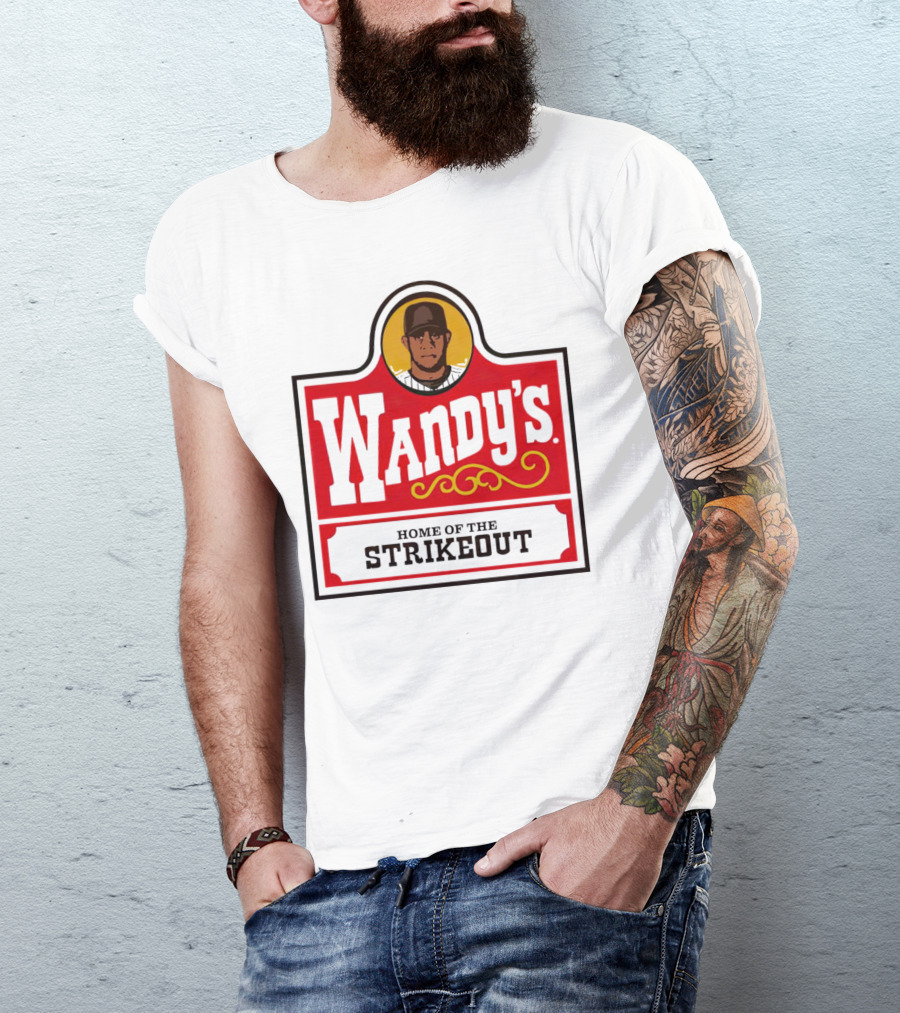 Wandy’s Home Of The Strikeout New York Baseball Classic Pitcher T-Shirt