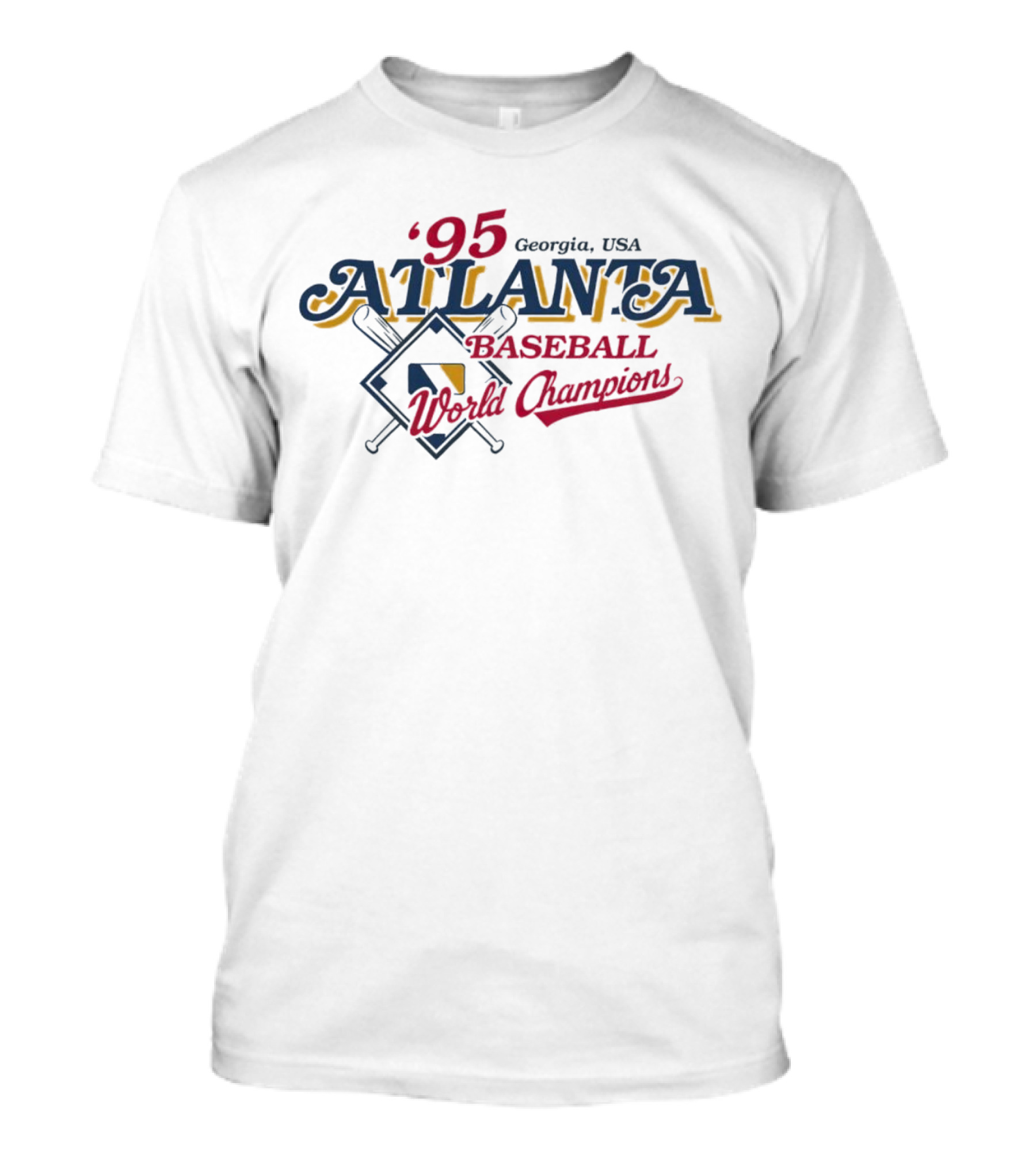 '95 Atlanta Baseball World Champions Georgia USA T-Shirt