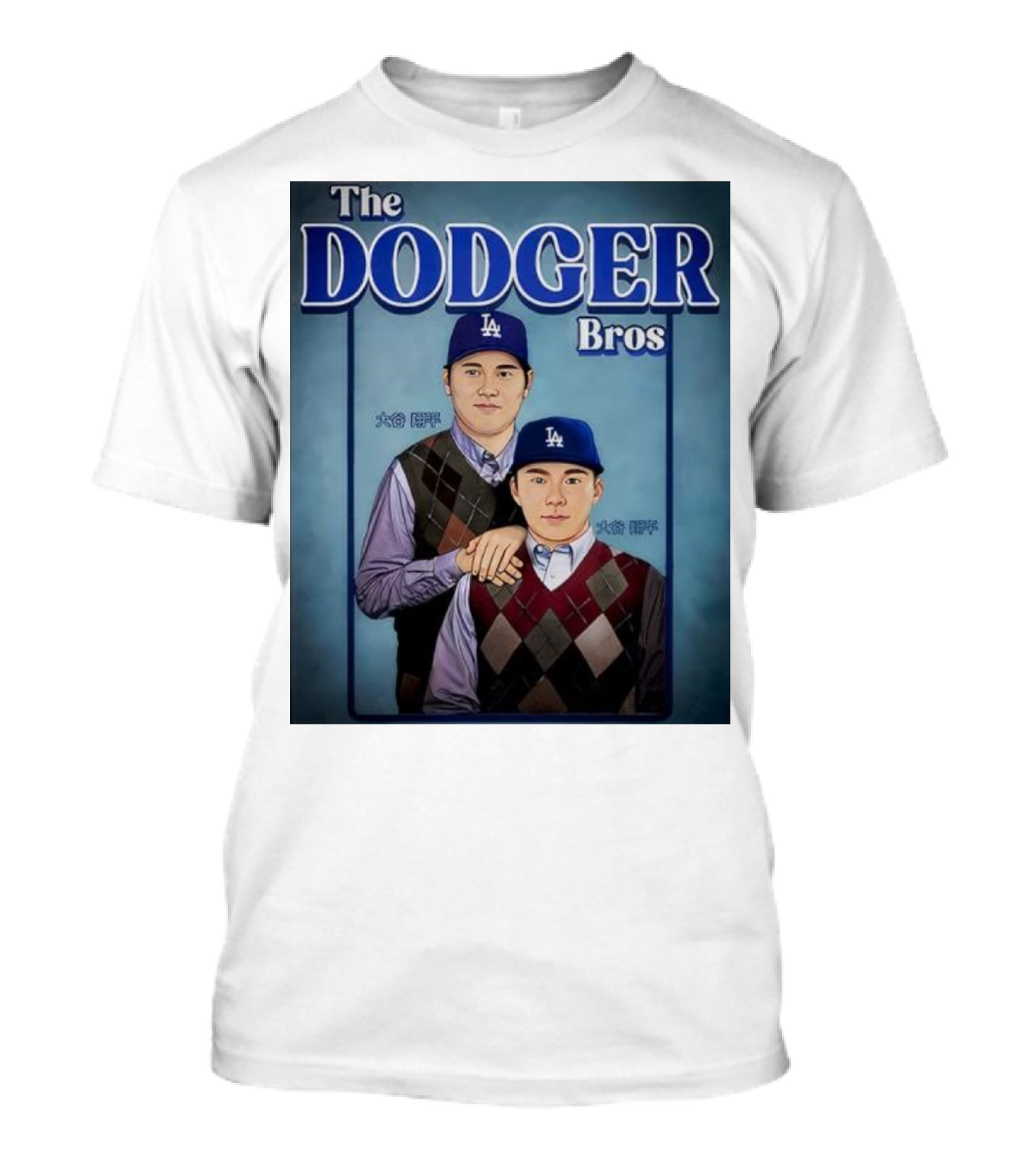 The Dodger Bros Ohtani And Yamamoto Los Angeles Baseball T-Shirt
