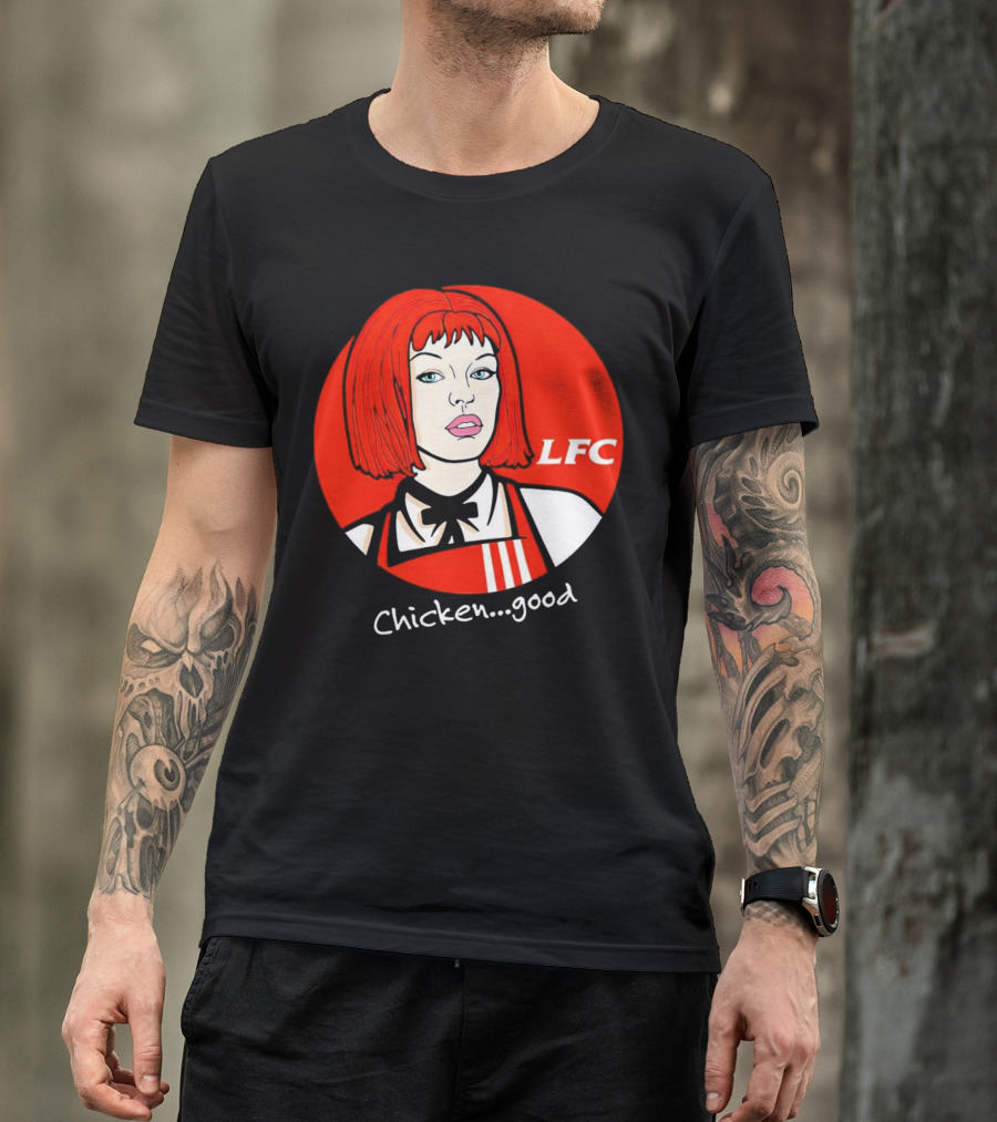 Chicken Good LFC Retro Style Redhead T-Shirt