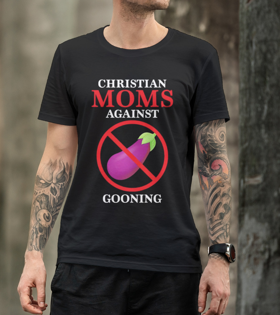 Christian Moms Against Gooning Emoji T-Shirt