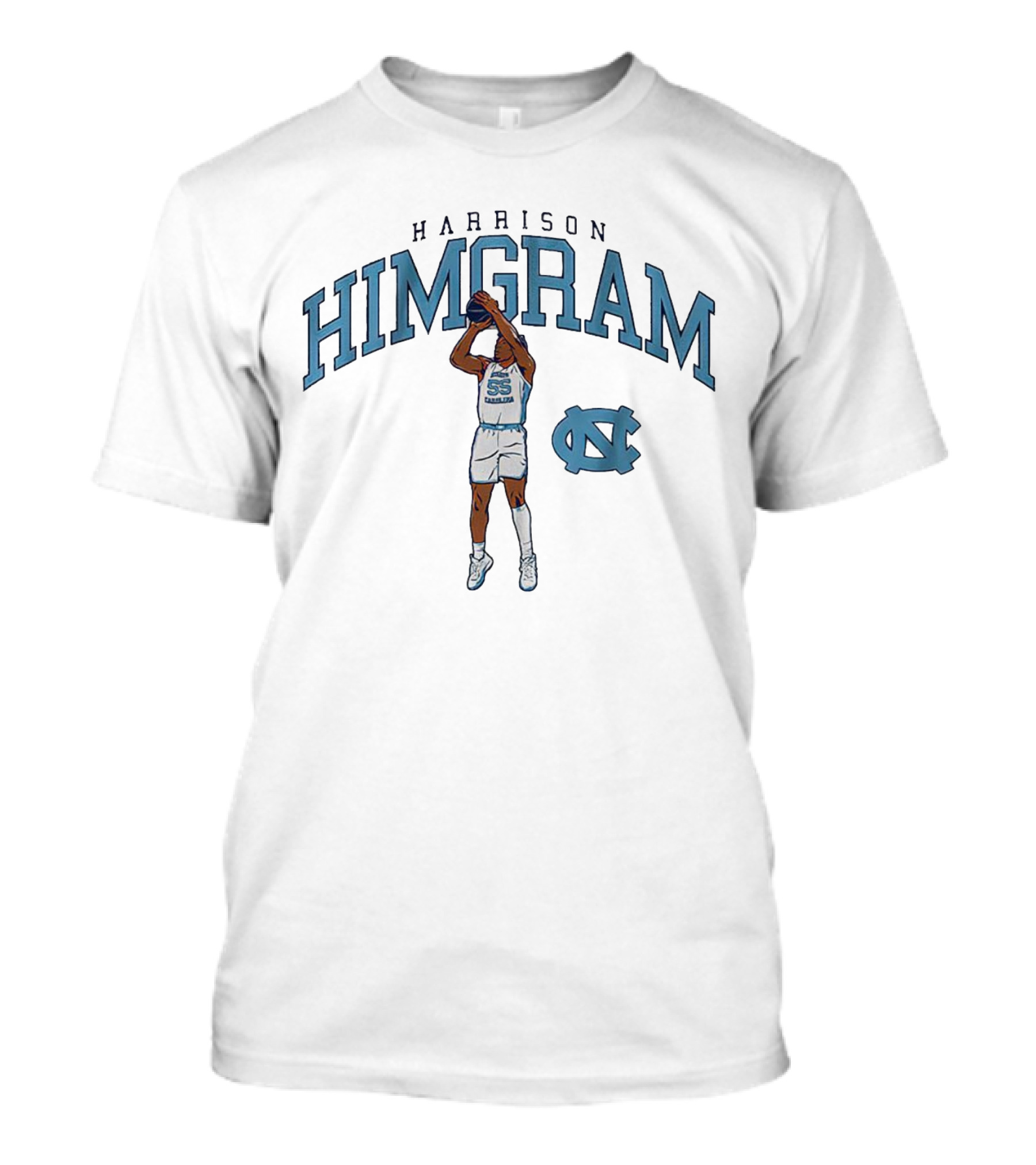 North Carolina Tar Heels Basketball Harrison HIMGRAM 55 T-Shirt