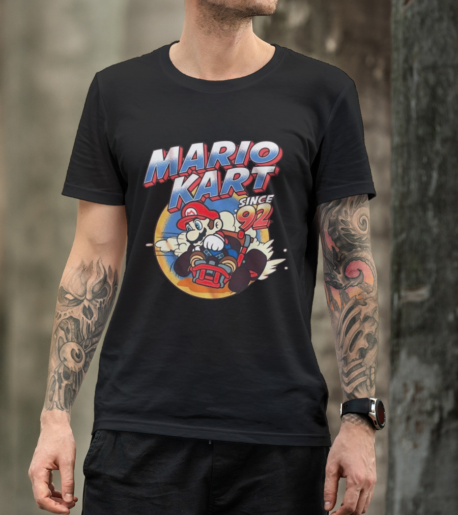 Mario Kart Since 92 Racing Adventure Retro Vibes T-Shirt