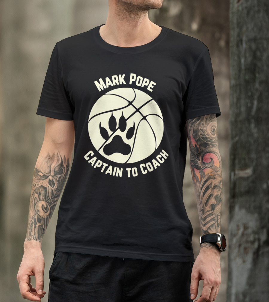 Mark Pope Captain To Coach Kentucky Basketball Legend T-Shirt