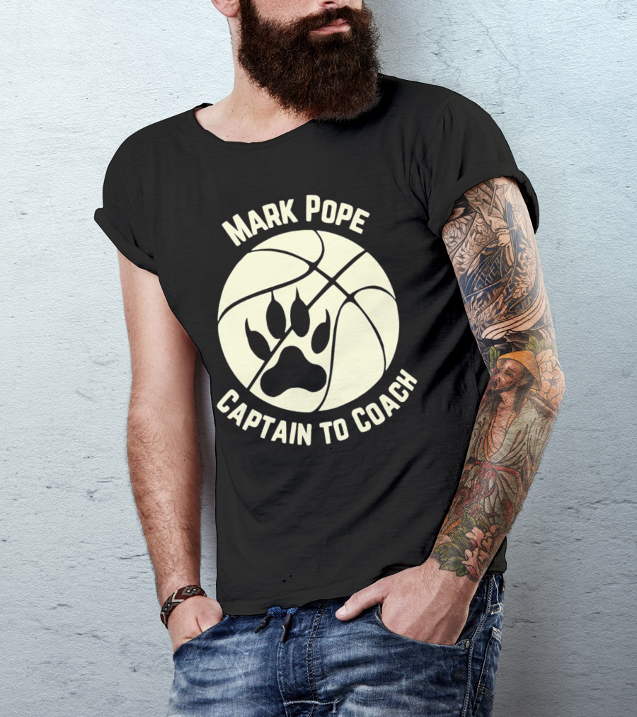 Mark Pope Captain To Coach Kentucky Basketball Legend T-Shirt