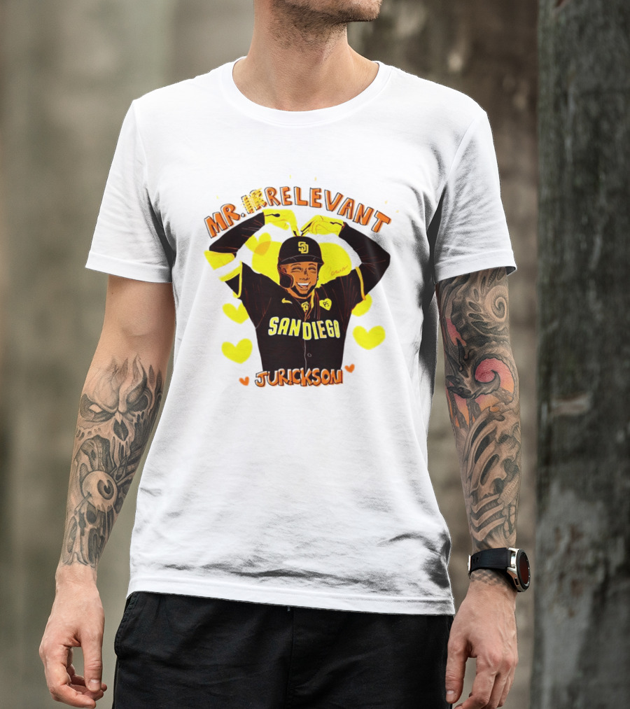 Mr Relevant Jurickson San Diego Baseball Hearts T-Shirt