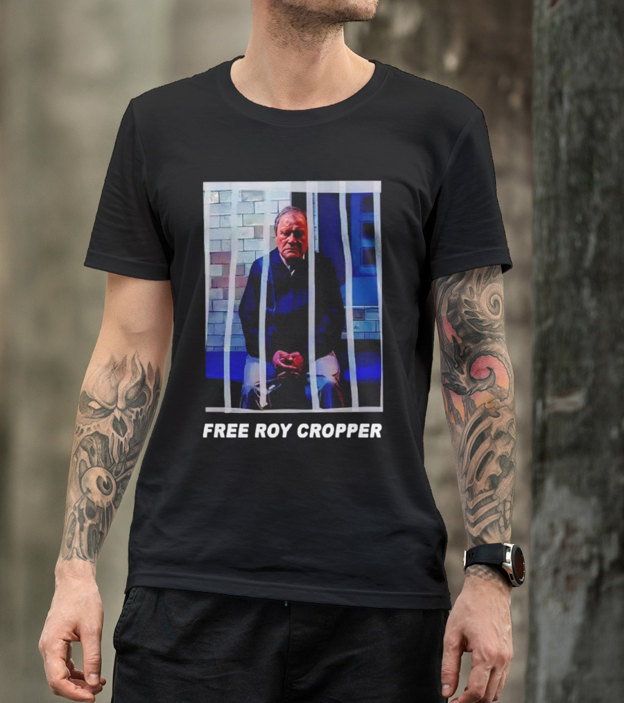 Coronation Street Free Roy Cropper Jail Image T-Shirt