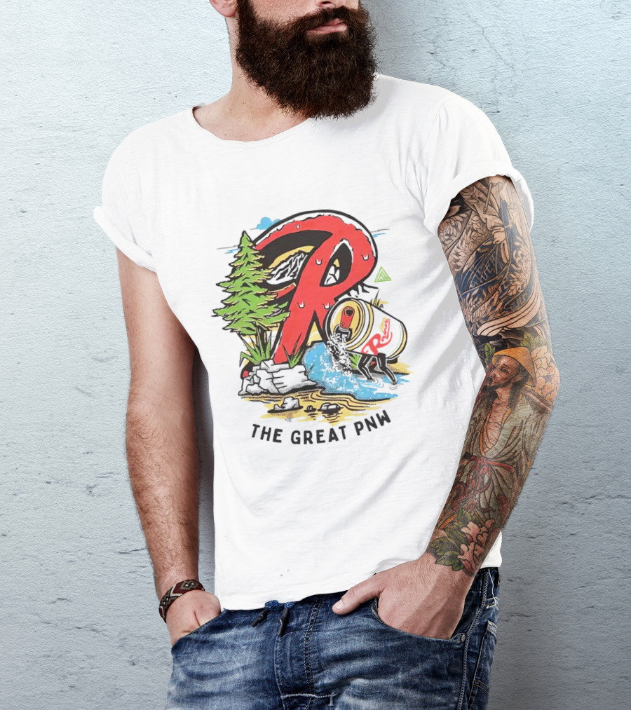 Rainier Beer The Great PNW Adventure Refresh T-Shirt
