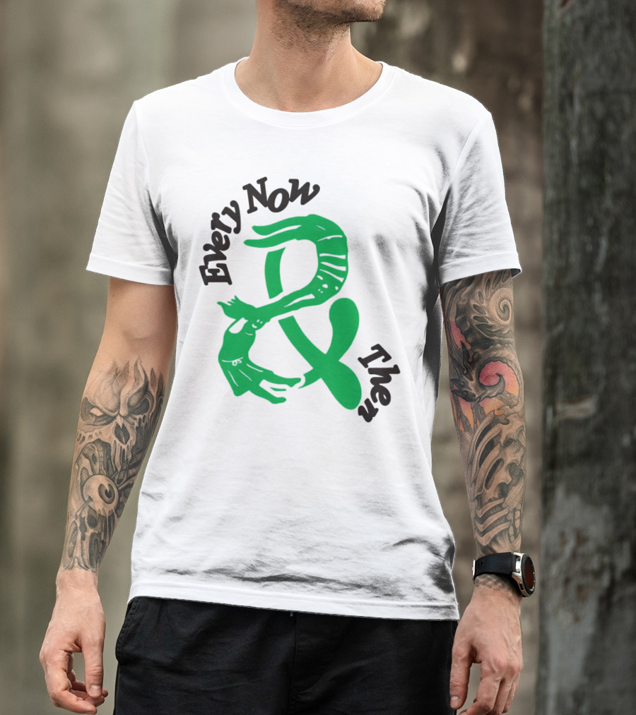 Every Now And Then Skeleton Green Dance T-Shirt