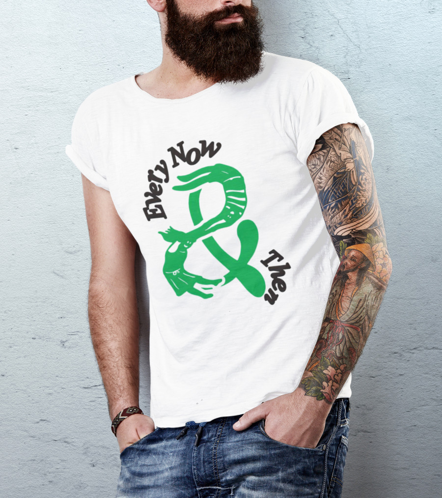 Every Now And Then Skeleton Green Dance T-Shirt