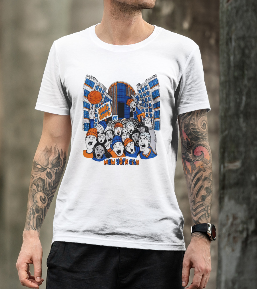 New York City Knicks NBA Bang Bong NYC Basketball Fans T-Shirt