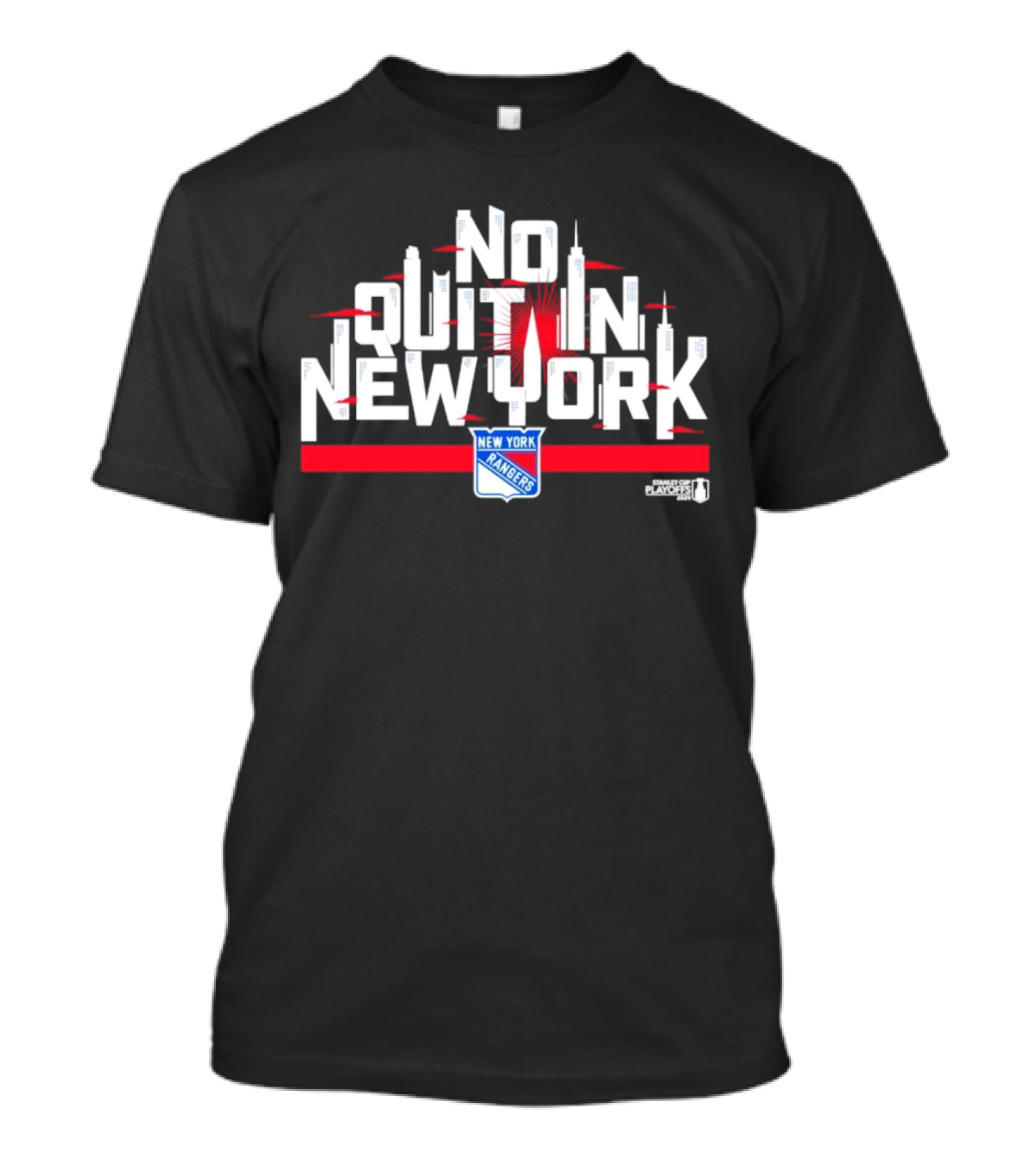 No Quit In New York Rangers Stanley Cup Playoffs NHL T-Shirt