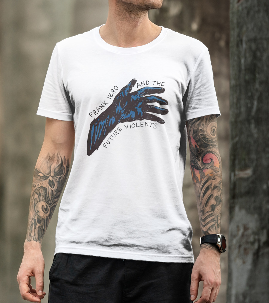 Frank Iero And The Future Violents Blue Hand T-Shirt