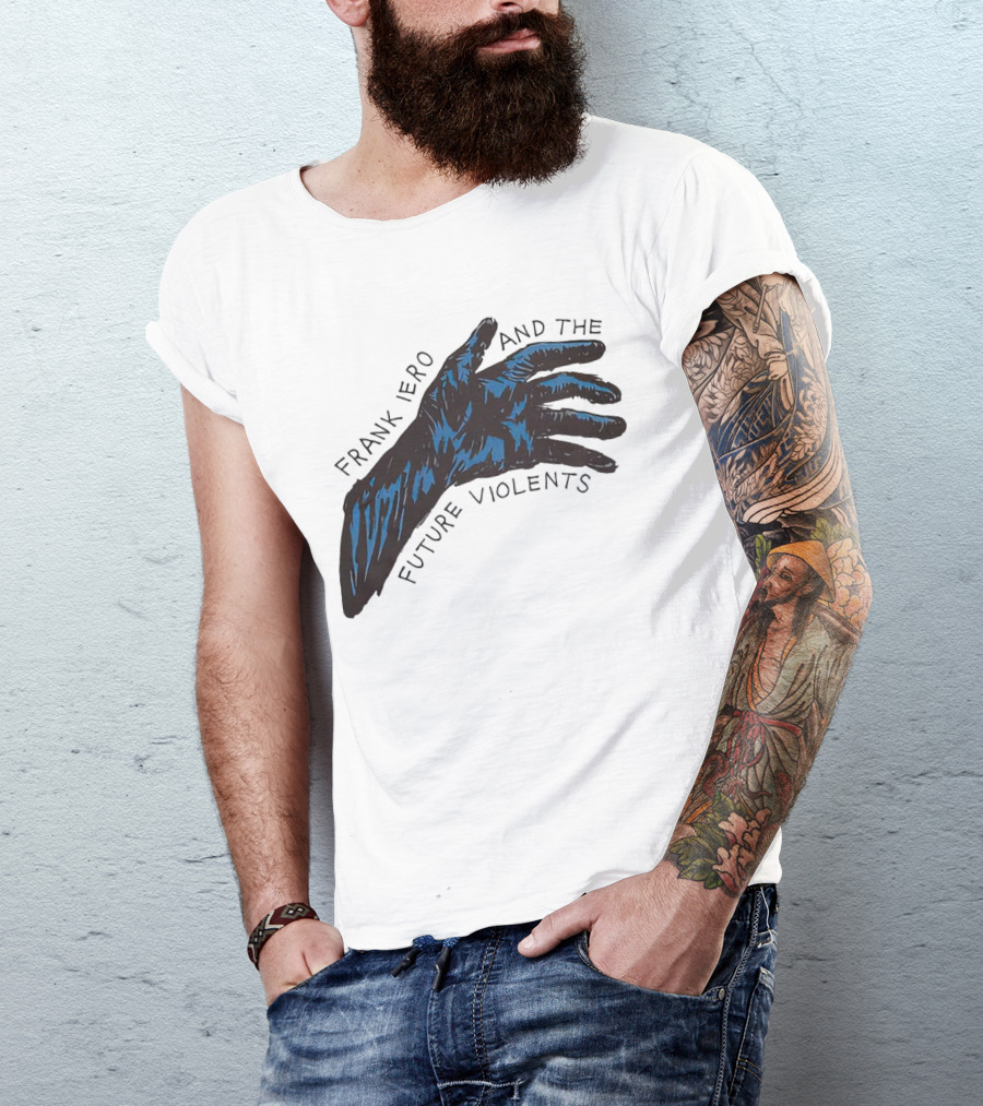 Frank Iero And The Future Violents Blue Hand T-Shirt