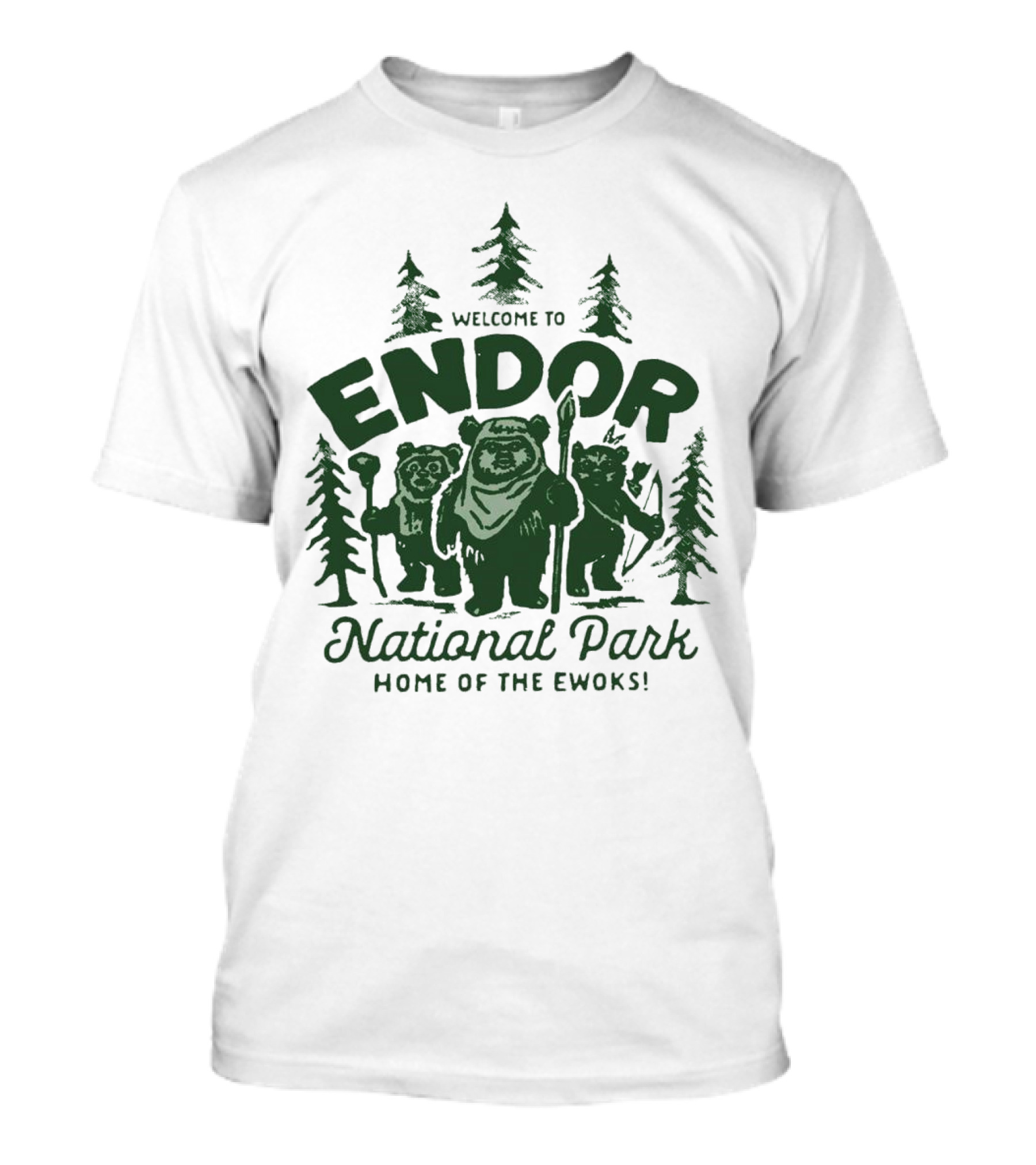 Welcome To Endor National Park Home Of The Ewoks T-Shirt