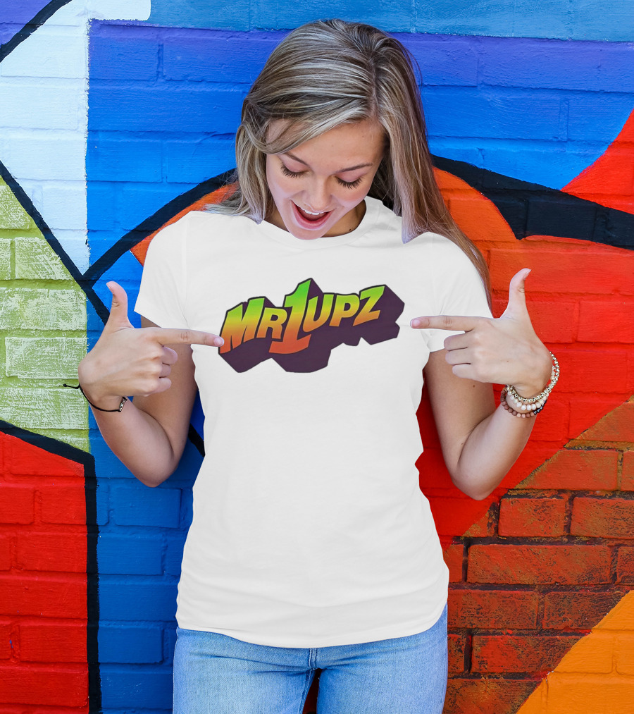 Mr1upz Shagadelic Retro Gradient Text T-Shirt