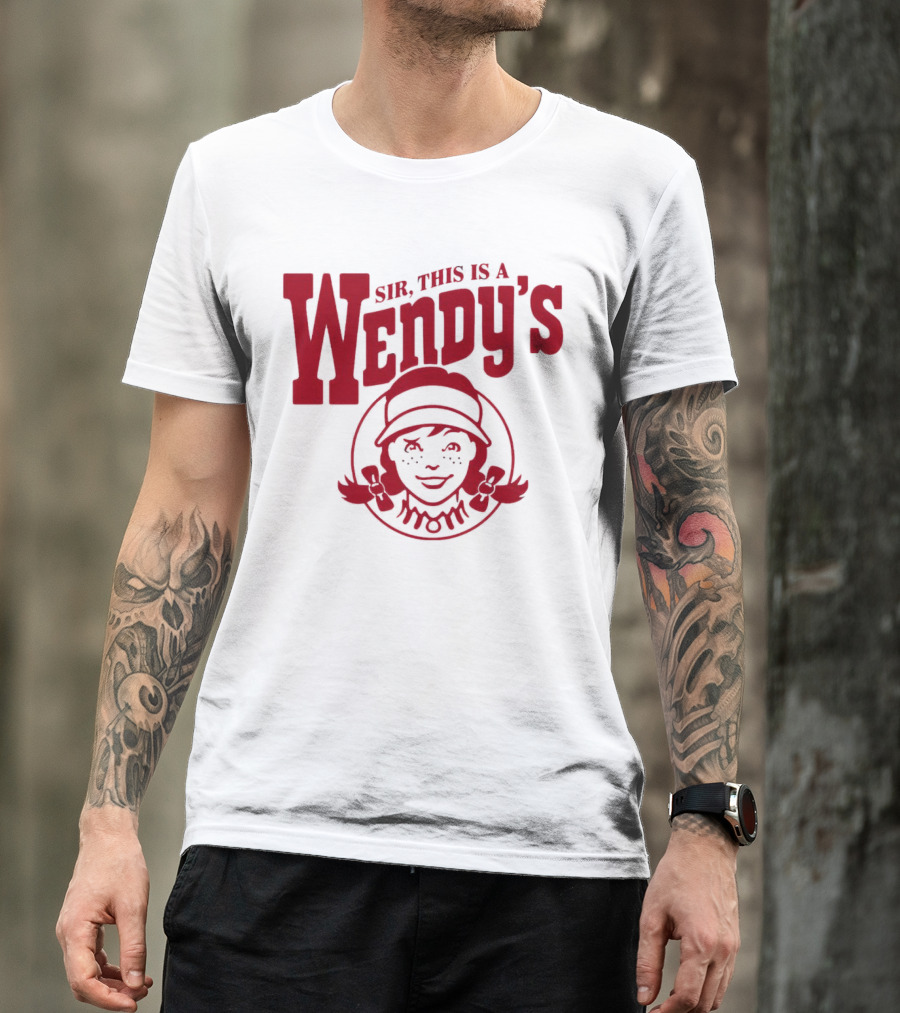 Sir This Is A Wendy’s Logo With Iconic Branding T-Shirt