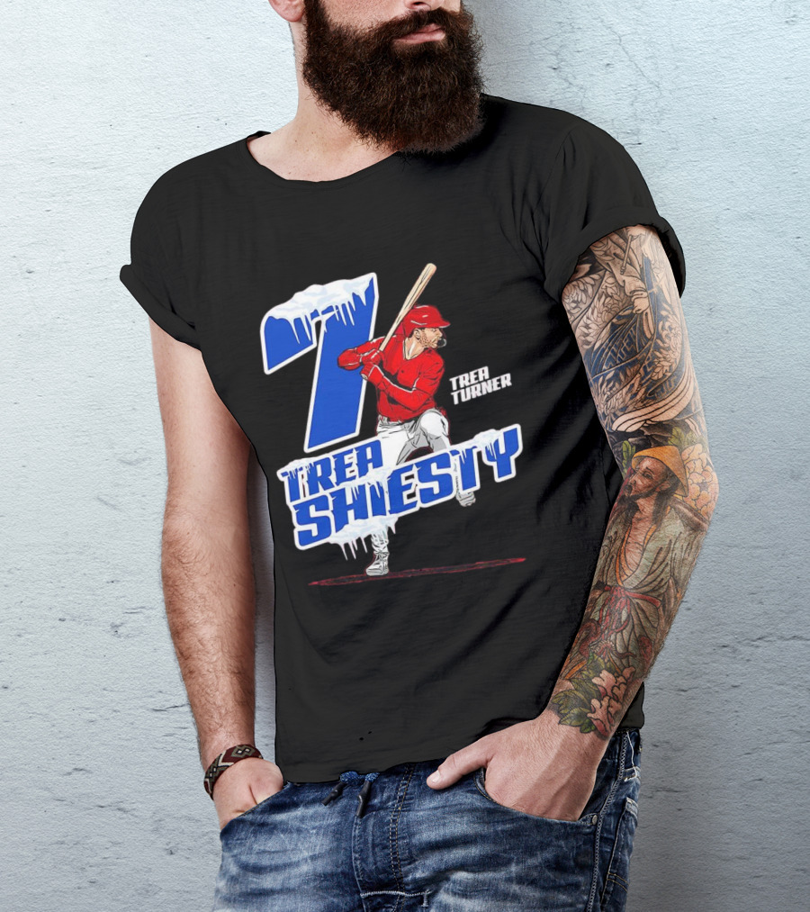 Trea Shiesty 7 Icy Trea Turner Philadelphia Phillies Baseball T-Shirt