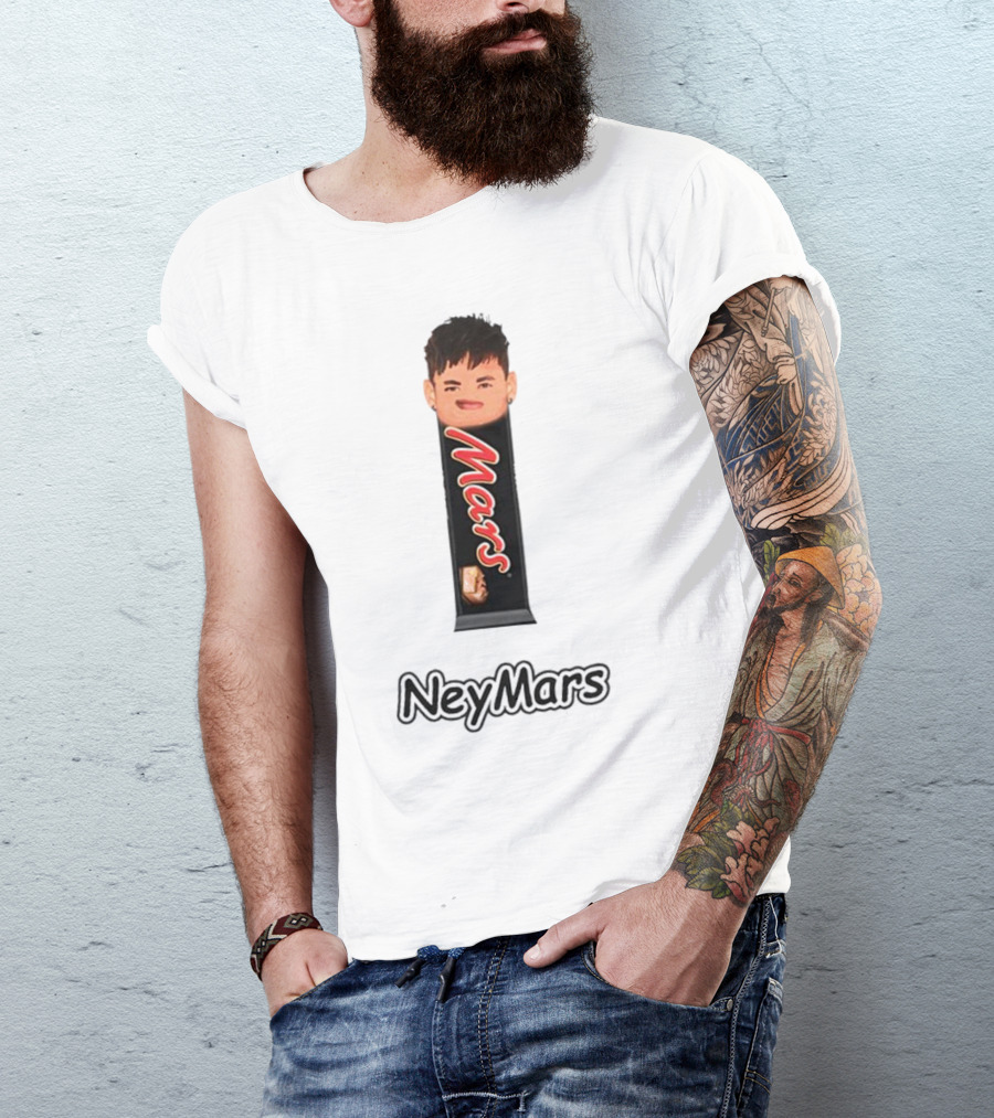 NeyMars Mars Candy Parody Football Star Mashup T-Shirt