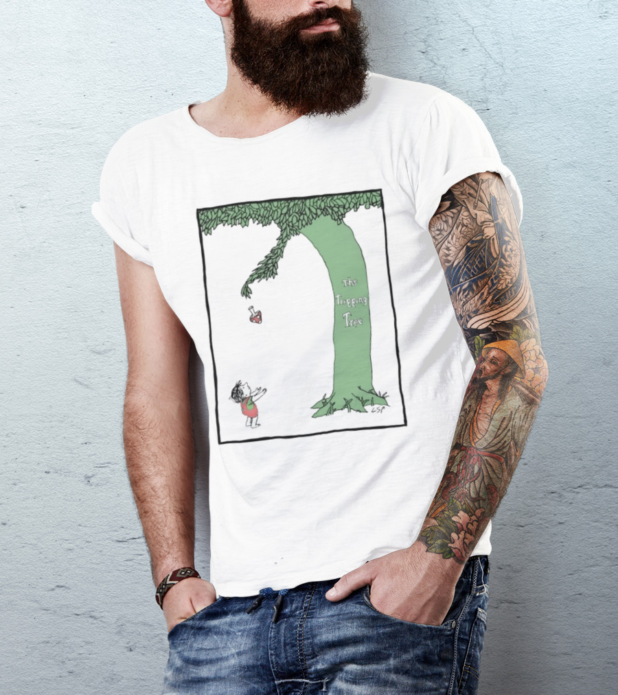 The Tripping Tree Heart Exchange Green Animation T-Shirt