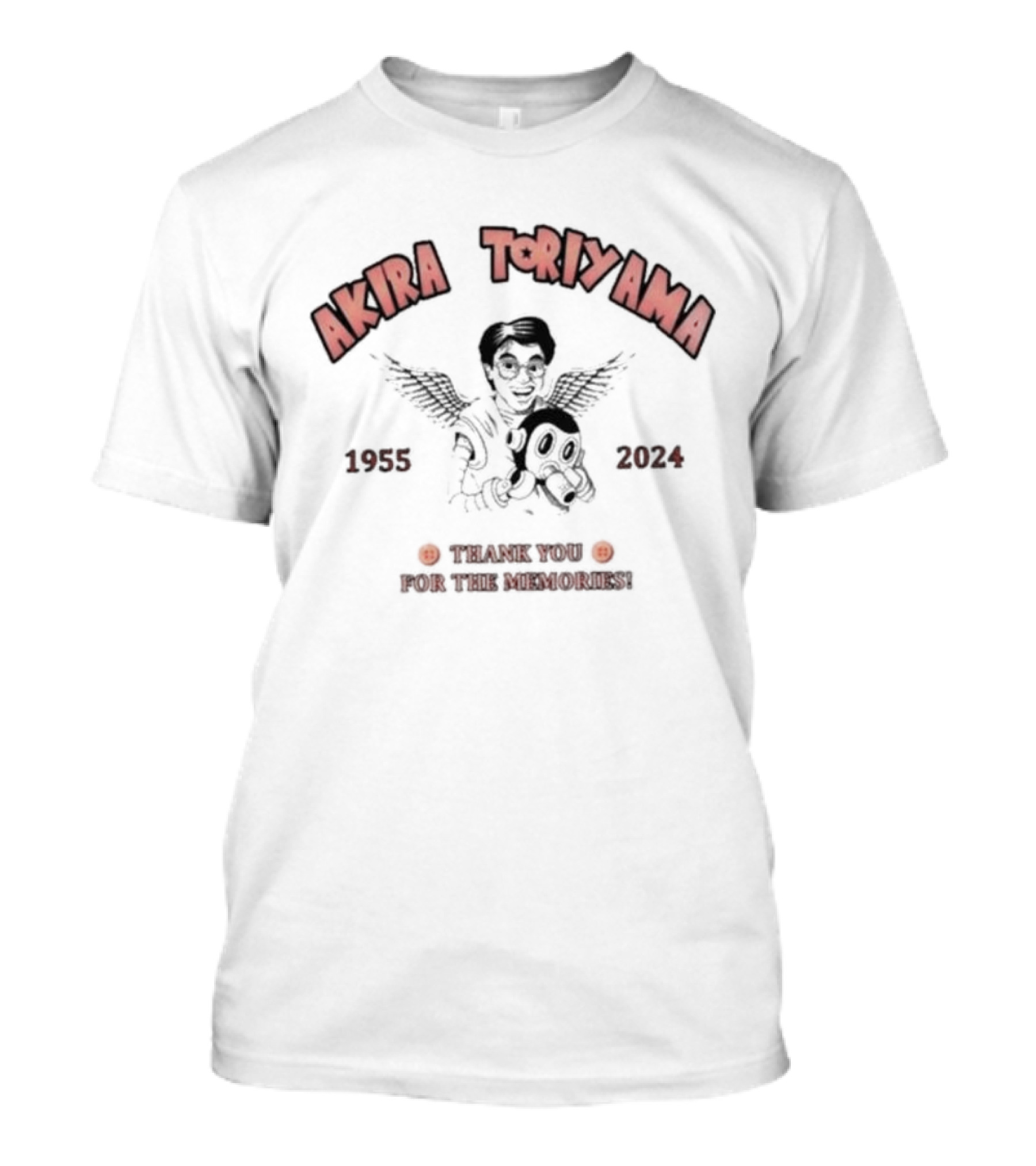 Akira Toriyama 1955 2024 Thank You For The Memories With Iconic Character T-Shirt