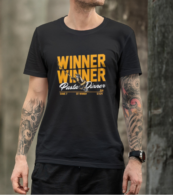 Winner Winner Pasta Dinner Game 7 OT Winner 5.4.24 T-Shirt