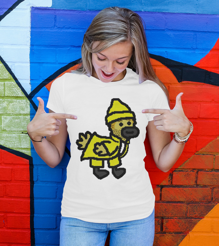 Fall Guy Gosling Bearded Yellow Raincoat Sprite T-Shirt