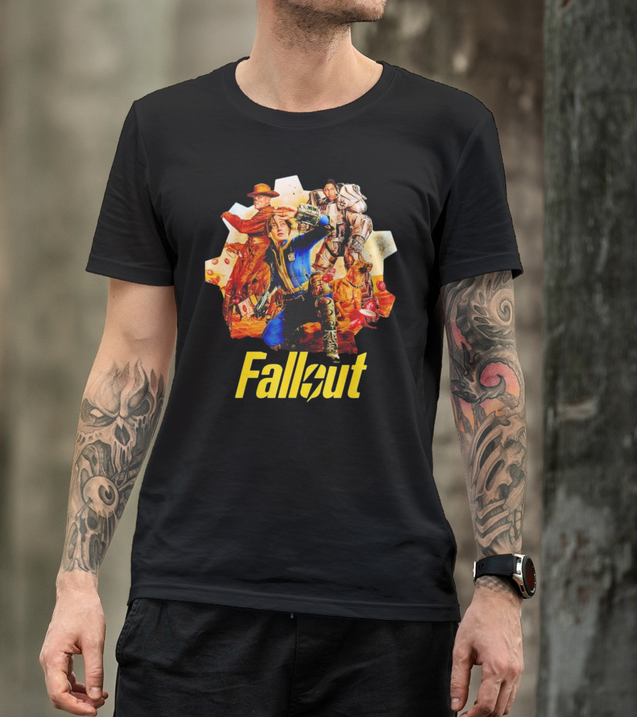 Fallout New Vegas Power Armor Dog旅者 T-Shirt