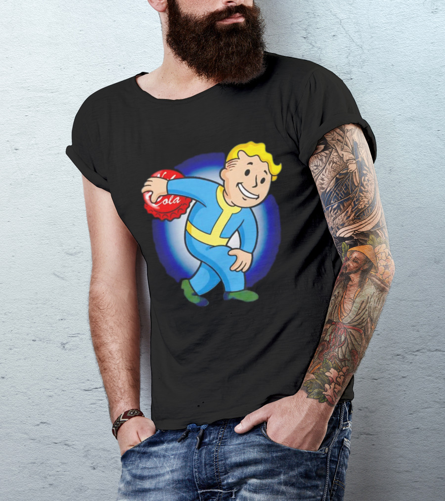 Vault Boy Nuka Cola Discobolus Pose T-Shirt