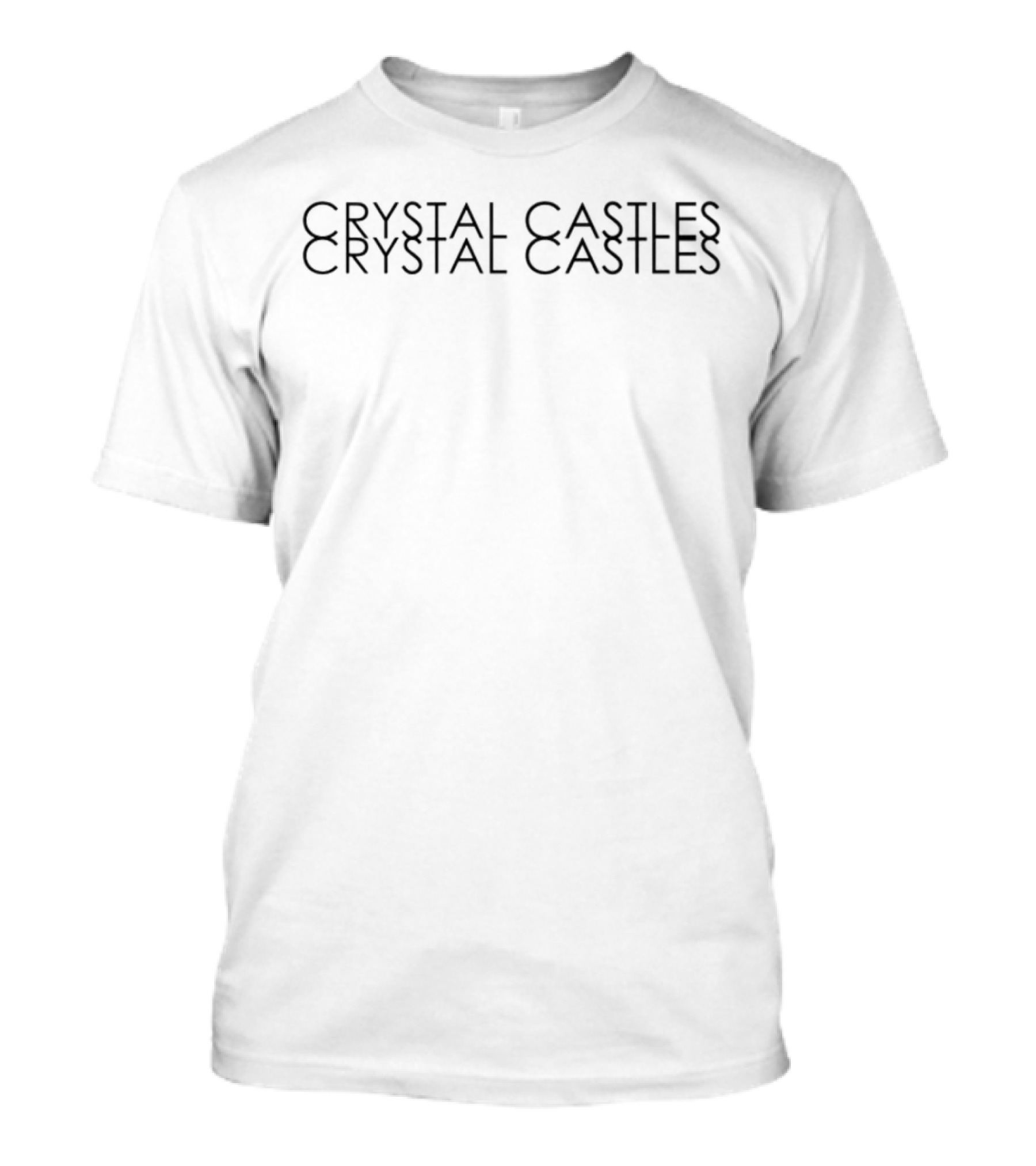 Crystal Castles Crystal Castles Dark Minimalist T-Shirt