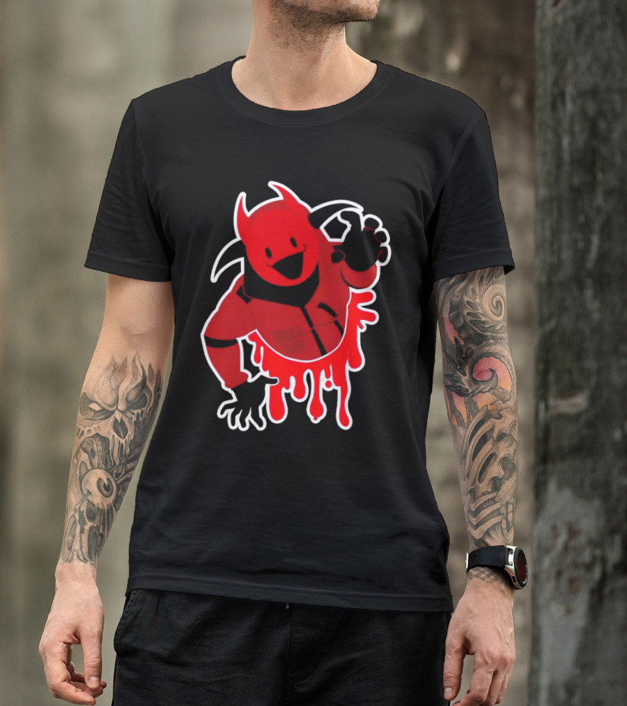 Reddsmess Get Over Here Fall Guy Devil Costume T-Shirt