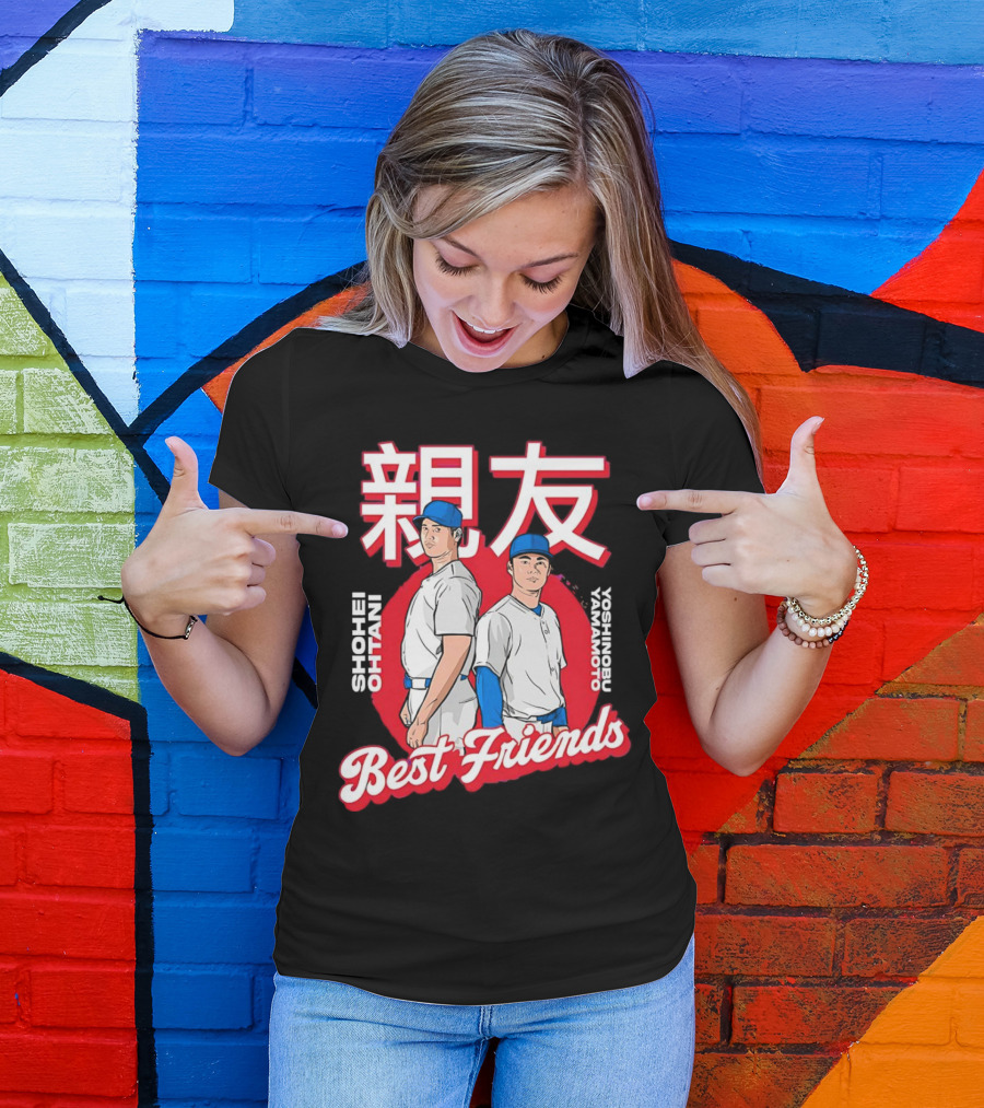 Shohei Ohtani Yoshinobu Yamamoto Best Friends Dodgers T-Shirt