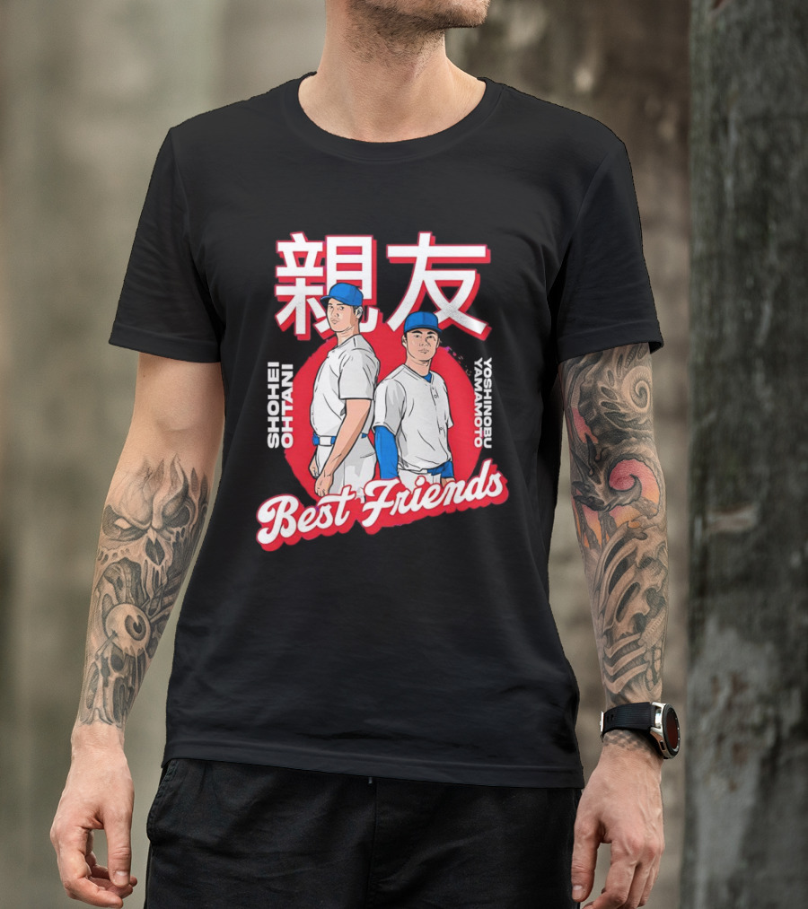 Shohei Ohtani Yoshinobu Yamamoto Best Friends Dodgers T-Shirt