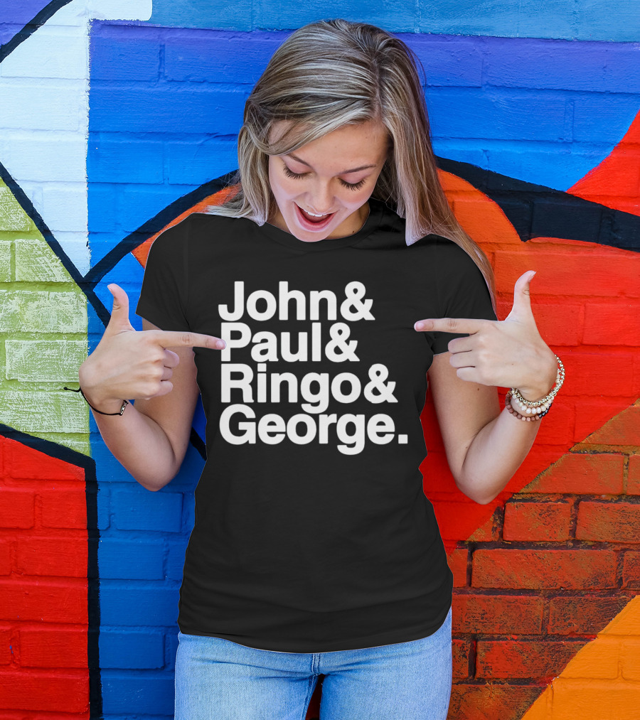 John And Paul And Ringo And George T-Shirt