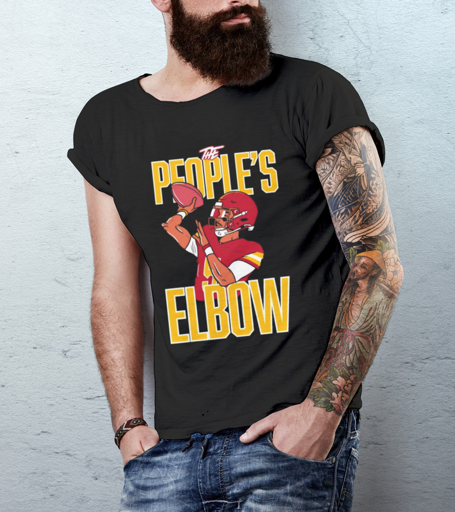 The People’s Elbow Washington Commanders Football Player Quarterback T-Shirt