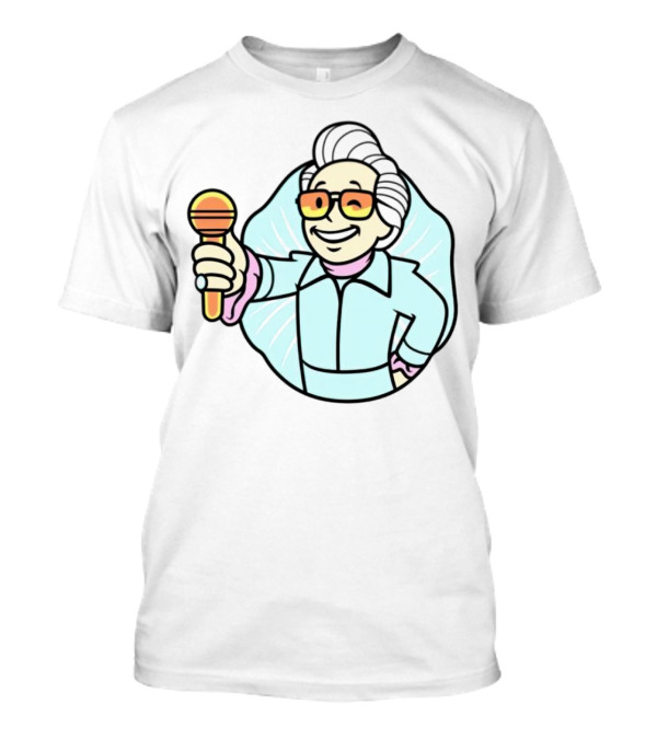 Vault Boy Elvis Microphone T-Shirt