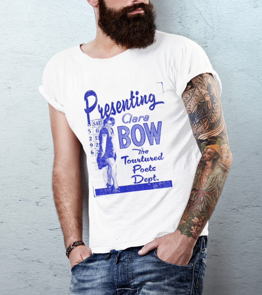 Presenting Clara Bow The Tortured Poets Dept T-Shirt