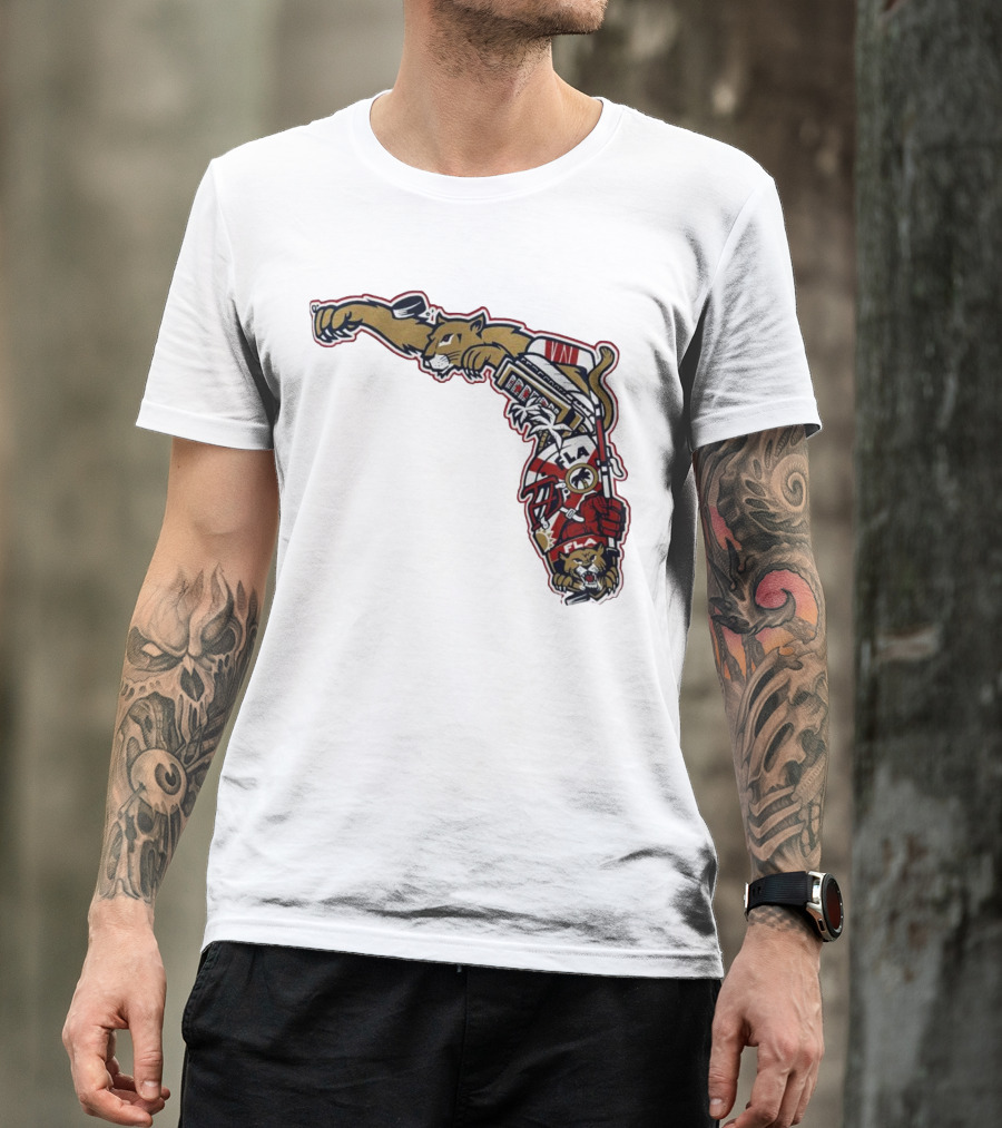 Florida Panthers Let's Hunt State Hockey T-Shirt