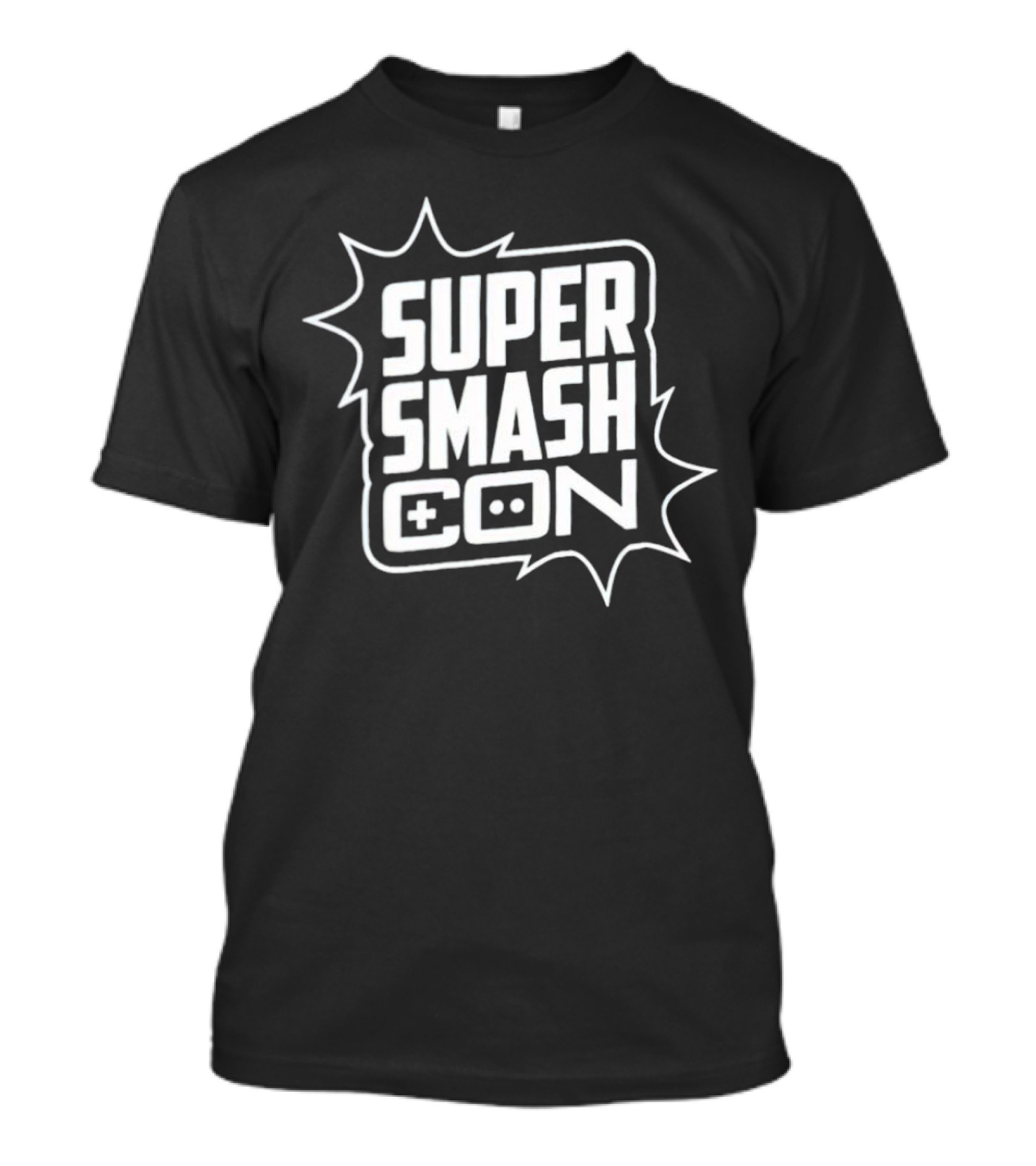 Super Smash Con Nintendo Game Controller Logo Burst T-Shirt