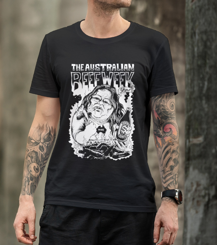 The Australian Beefweek Show Mine Beer And Sausages T-Shirt