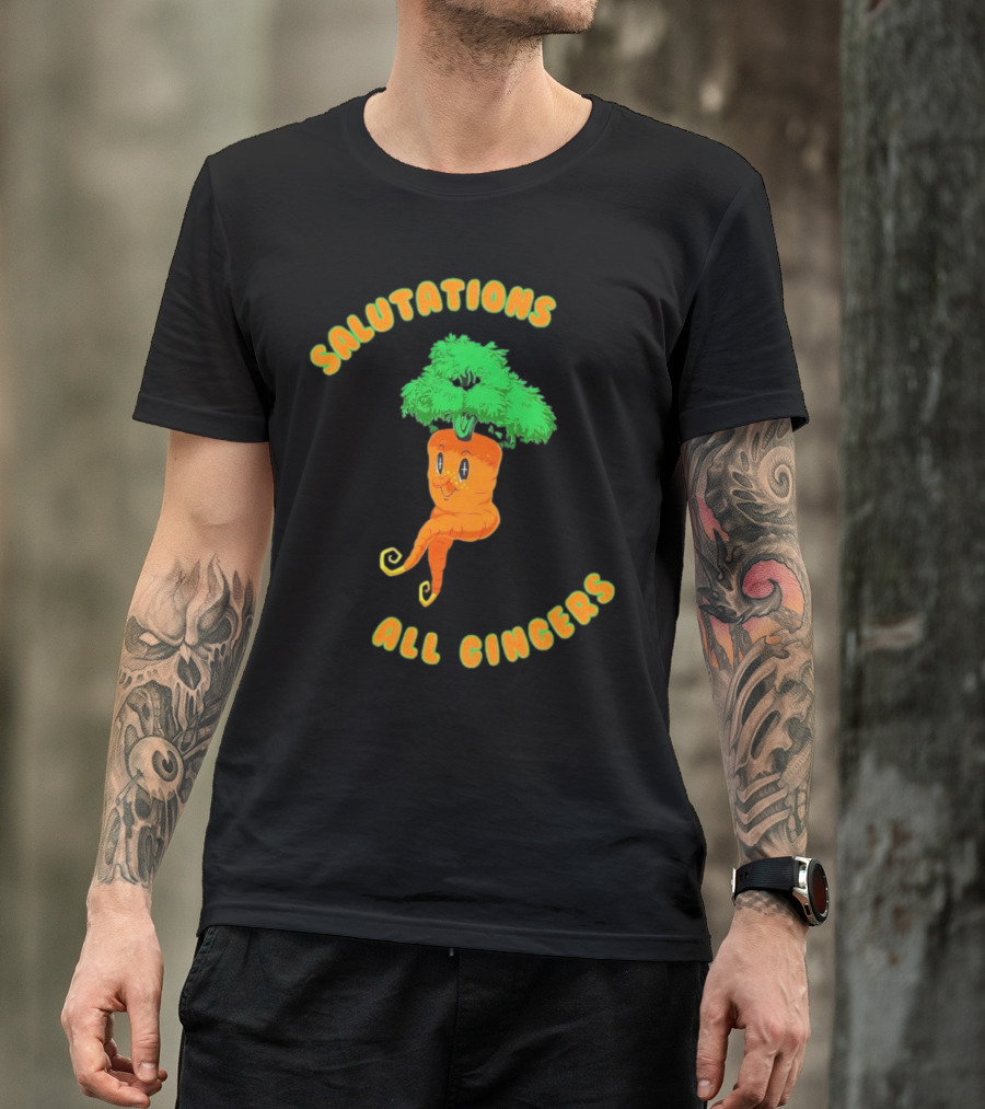 Salutations All Gingers Happy Carrot T-Shirt