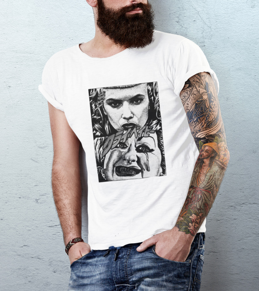 Mobshity Cry Baby John Waters Japanese Comic Style Faces T-Shirt