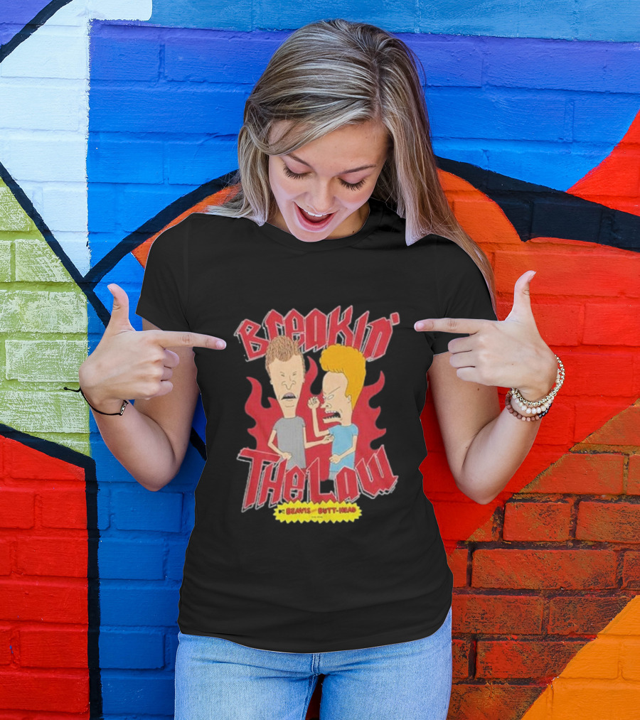 Beavis And Butt-Head Breakin The Law T-Shirt