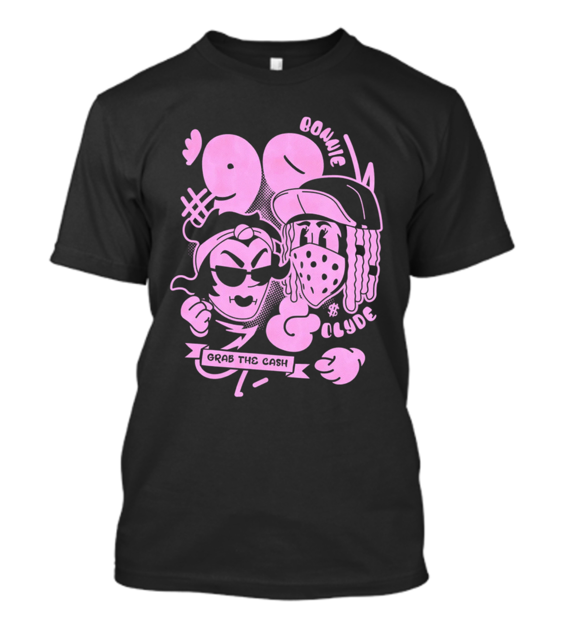 90 Bonnie And Clyde Grab The Cash T-Shirt
