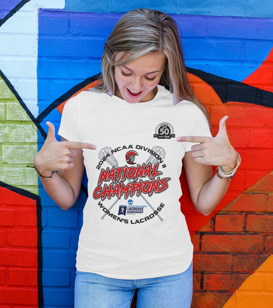 Tampa Spartans 2024 NCAA Division II Women's Lacrosse National Champions T-Shirt