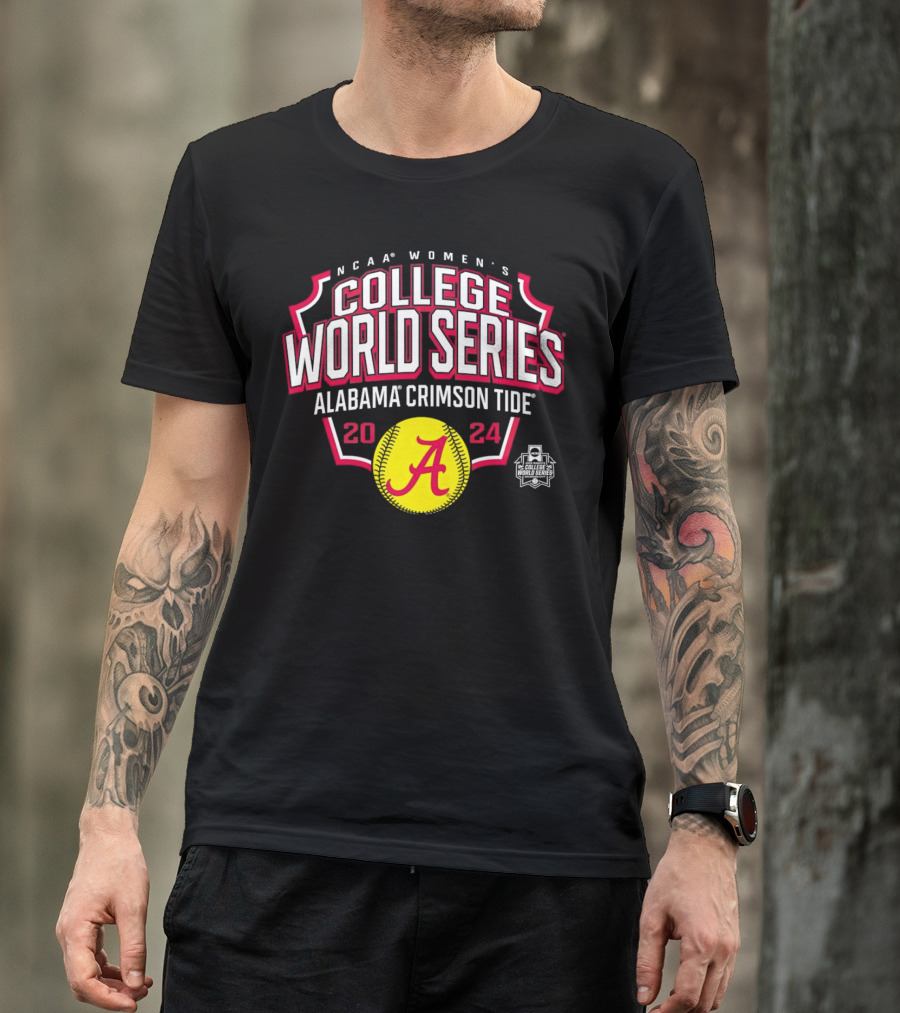 Alabama Crimson Tide 2024 NCAA Women's College World Series T-Shirt