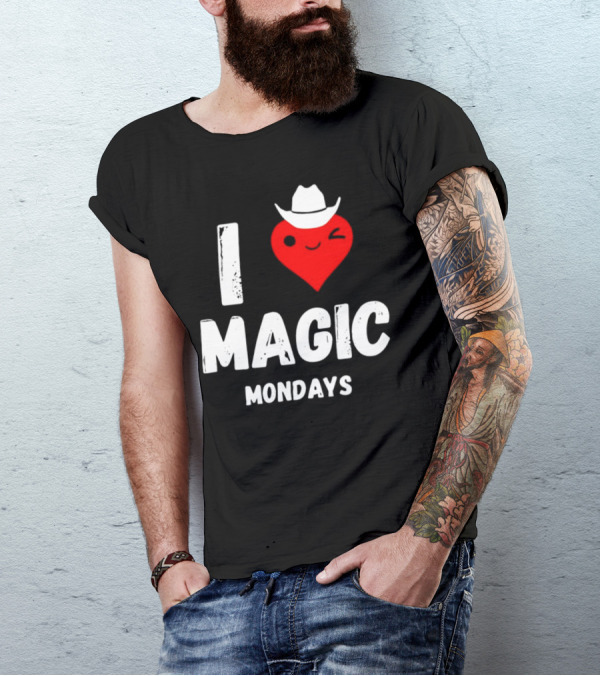 I Heart Cowboy Magic Mondays T-Shirt