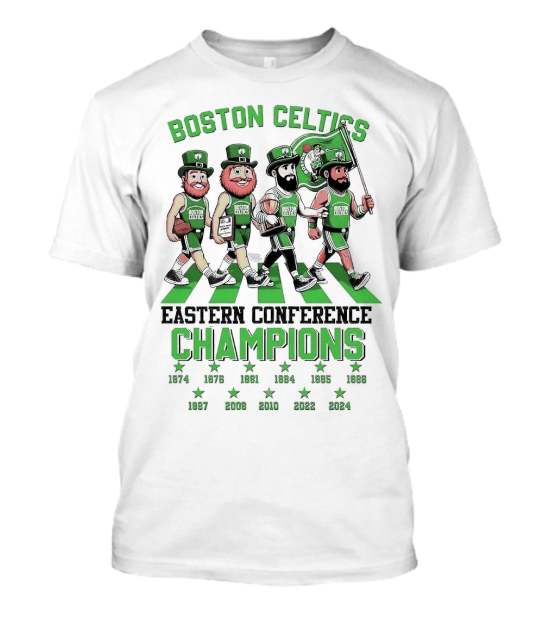 Boston Celtics Eastern Conference Champions The Legends 2024 Basketball Icons T-Shirt