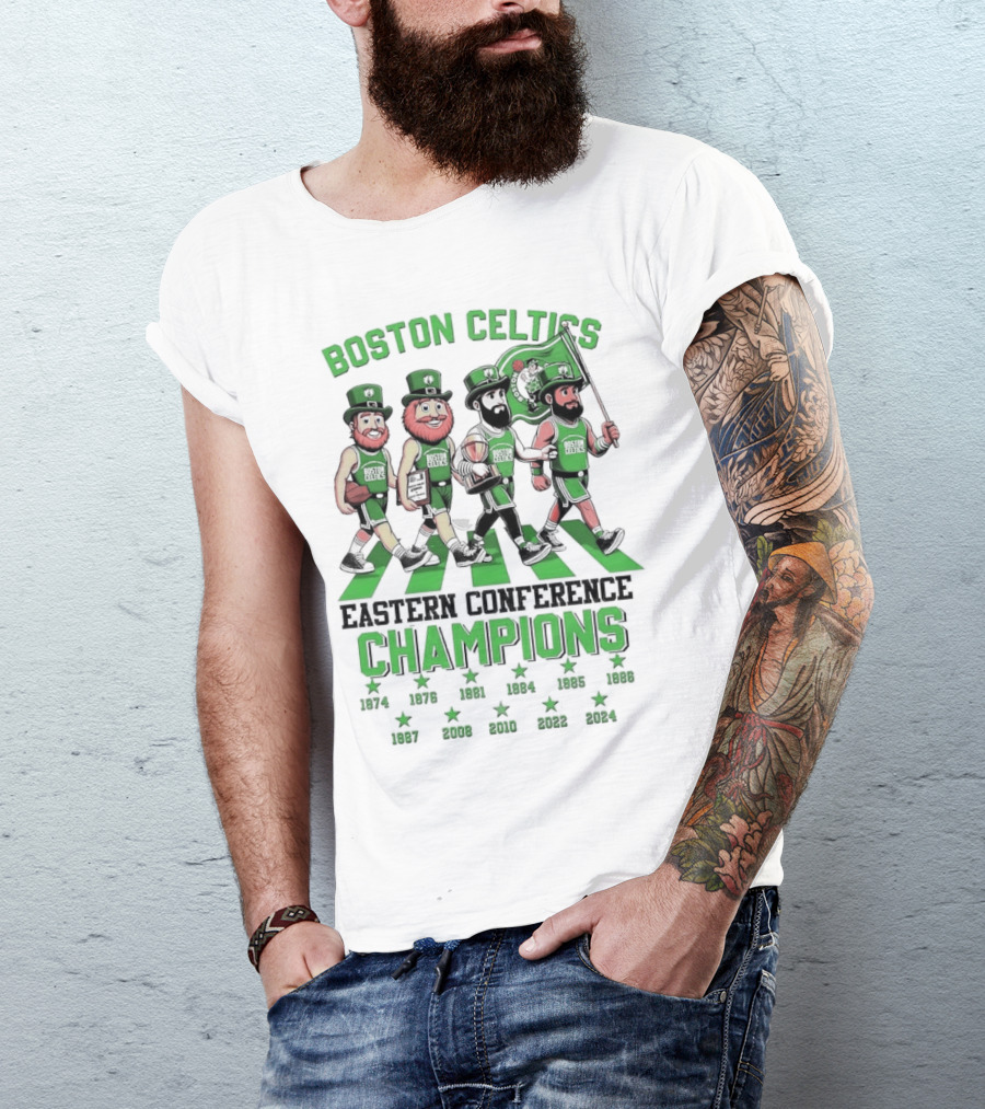 Boston Celtics Eastern Conference Champions The Legends 2024 Basketball Icons T-Shirt