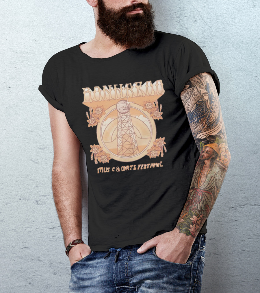 Bonnaroo Music And Arts Festival Disco Tower 2024 Lineup Roses T-Shirt
